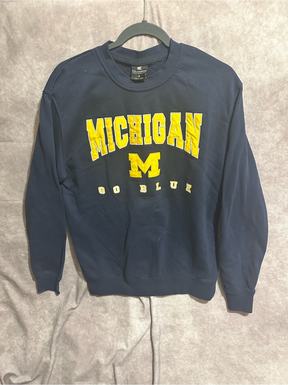 Colosseum Michigan Go Blue Sweatshirt